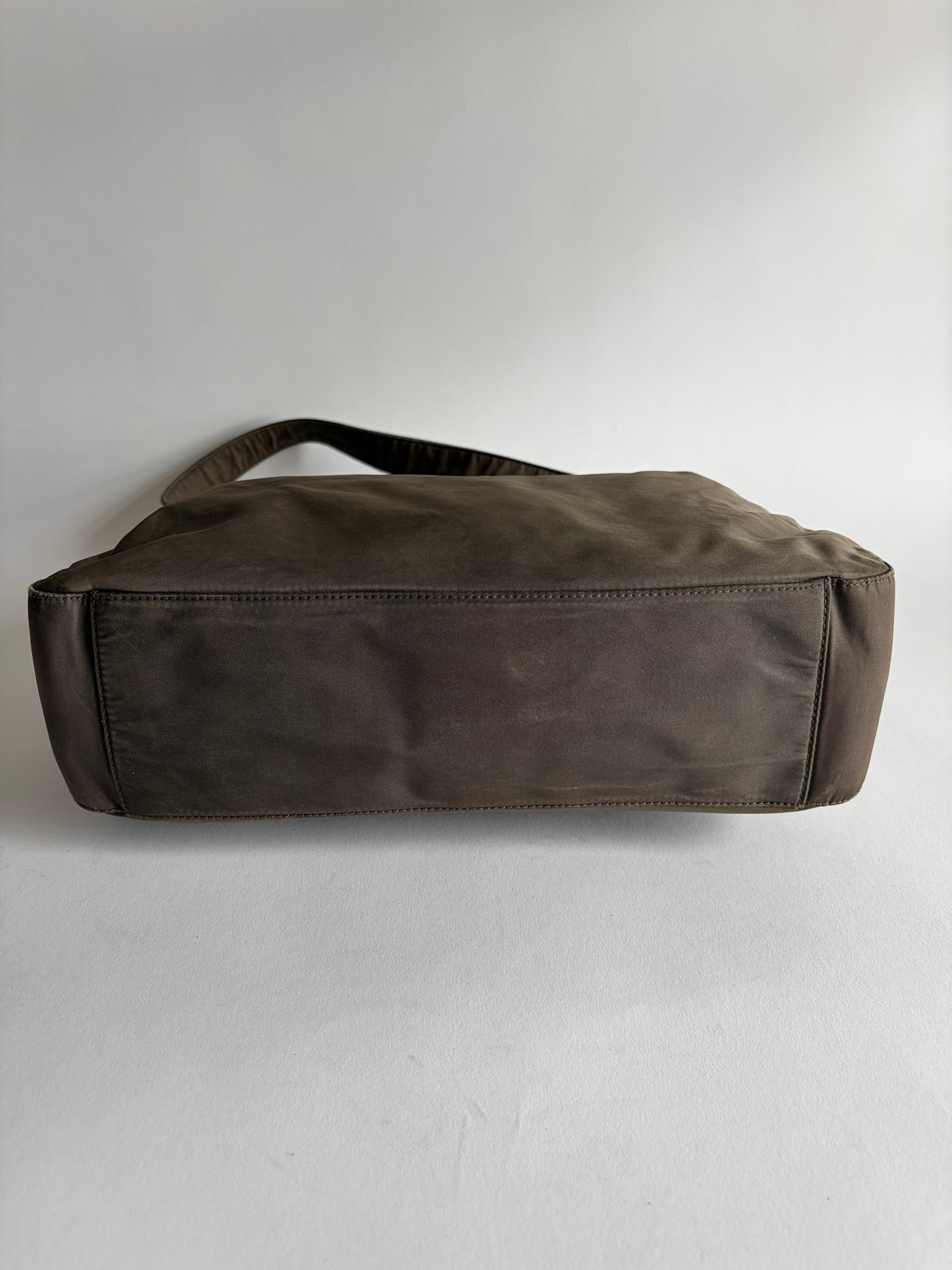 VINTAGE PRADA TAUPE SHOULDER BAG