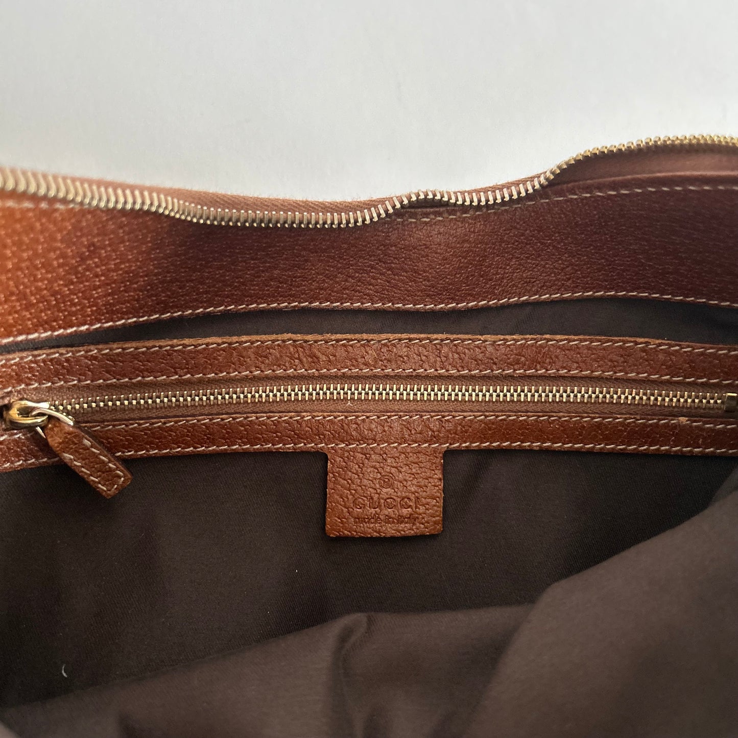 GG CANVAS HOBO BAMBOO BAG