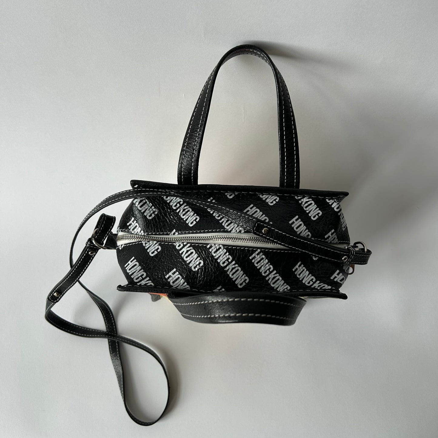 BALENCIAGA HONG KONG BAZAR LEATHER SHOPPER TOTE XS
