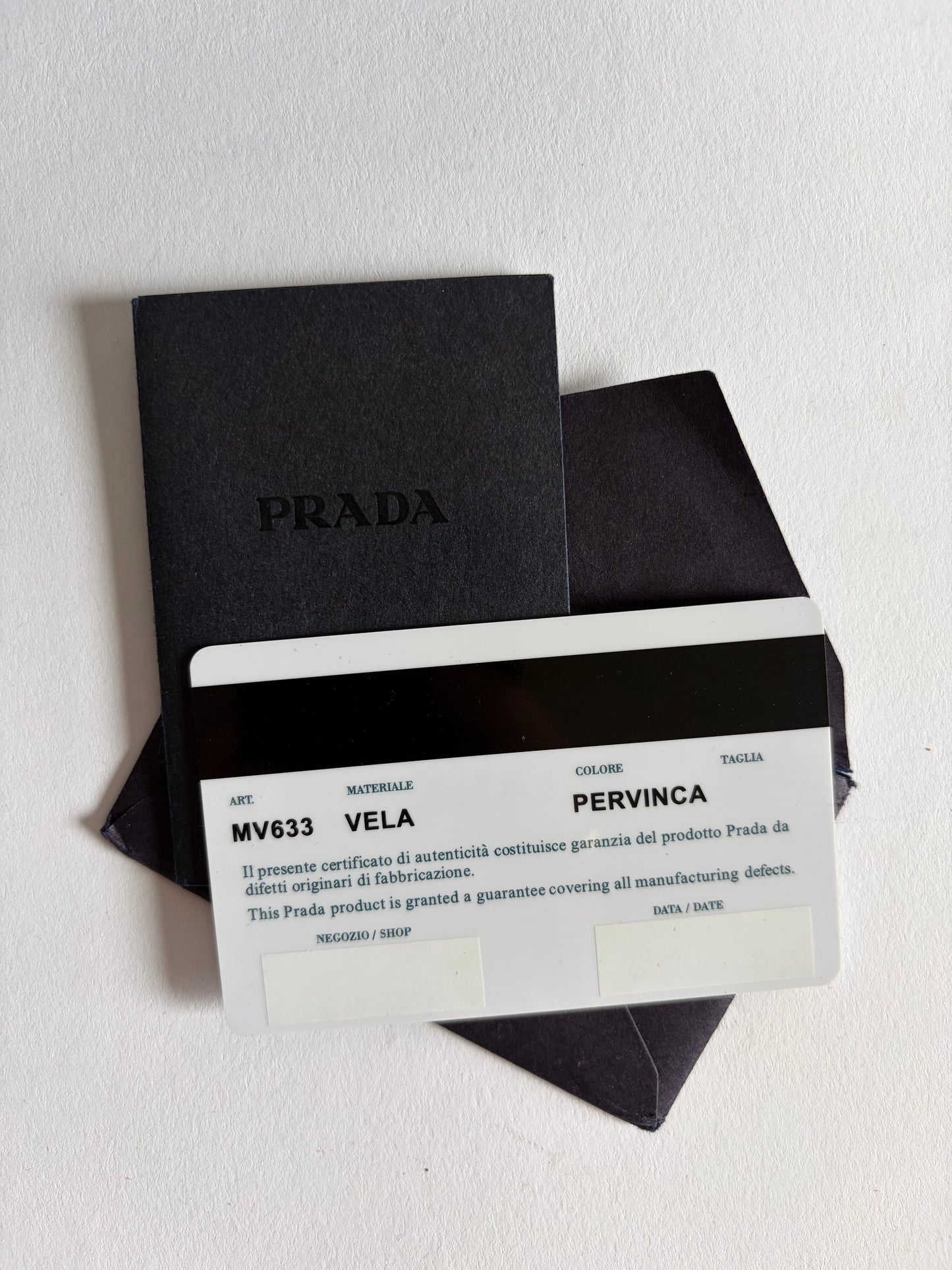 PRADA BABY BLUE NYLON POCHETTE