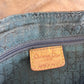VINTAGE CHRISTIAN DIOR GAUCHO BROWN SADDLE BAG
