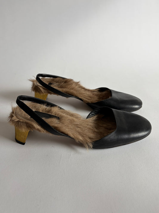 GUCCI ARIELLE SLINGBACK PUMPS