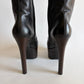 GUCCI ANGEL PLATFORM LEATHER KNEE HIGH BOOTS NEW
