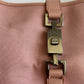 VINTAGE GUCCI JACKIE 1961 PINK CANVAS LEATHER SHOULDER BAG