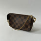 LOUIS VUITTON DAMIER EBENE MINI POCHETTE ACCESSOIRES