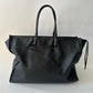 BALENCIAGA LARGE BLACK LEATHER PAPIER A4 TOTE BAG