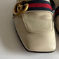 GUCCI PEYTON LEATHER PEARL HEELS MARMONT GG LOAFERS