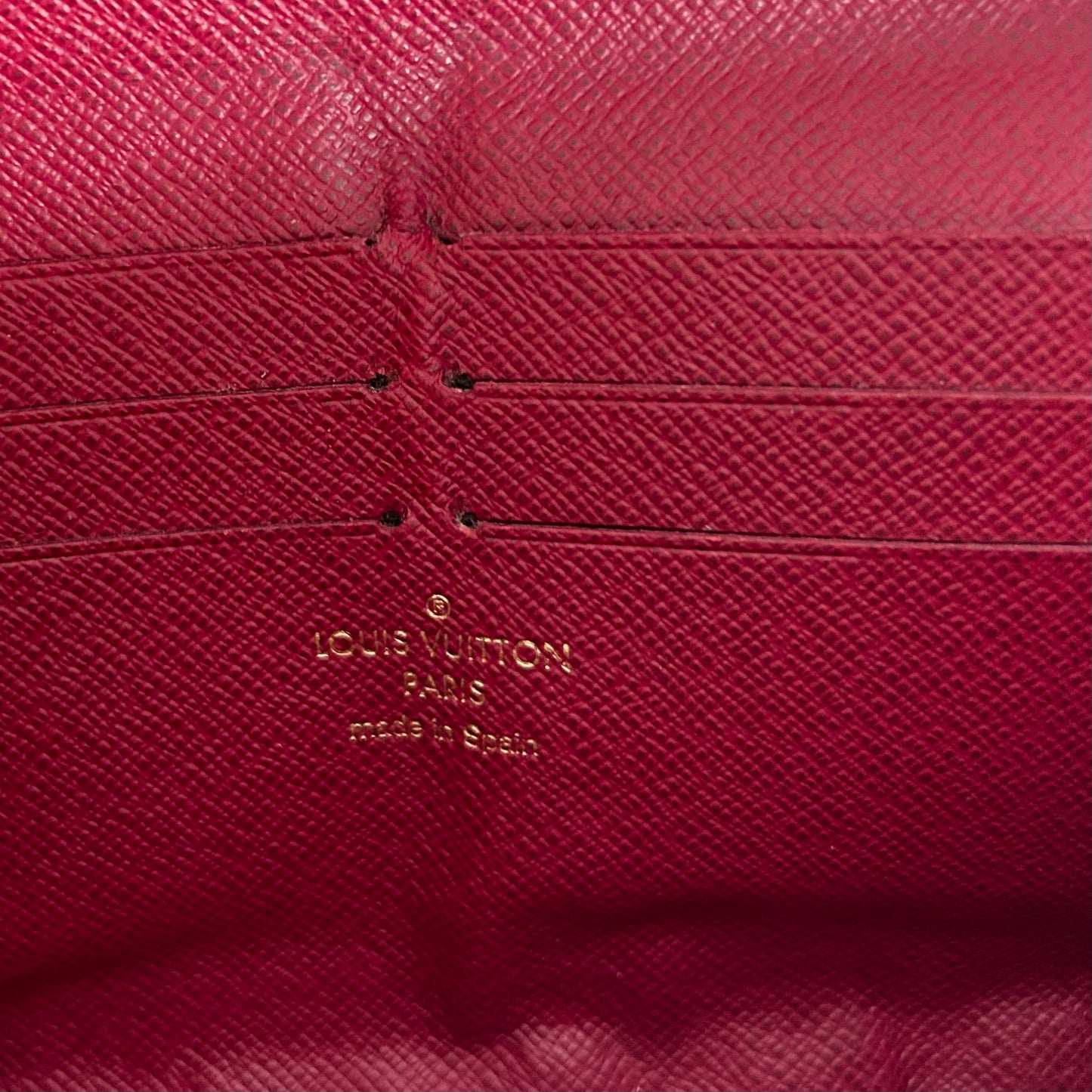 LOUIS VUITTON MONOGRAM JEANNE WALLET FUSCHIA