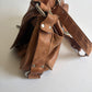 VINTAGE CHRISTIAN DIOR GAUCHO BROWN SADDLE BAG