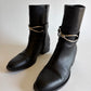BALENCIAGA LEATHER BIKER MOTO BOOTS
