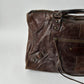 BALENCIAGA WORK CITY TRAVEL BROWN LARGE LEATHER BAG