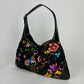 GUCCI FLORA JACKIE PRINTED CANVAS HOBO SHOULDER BAG