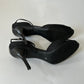 DIOR DIORISSIMO BLACK PEEP TOE HEEL SIZE 41