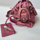 BALENCIAGA VINTAGE MOTOCROSS CITY GIANT 21 BAG LEATHER MEDIUM PINK