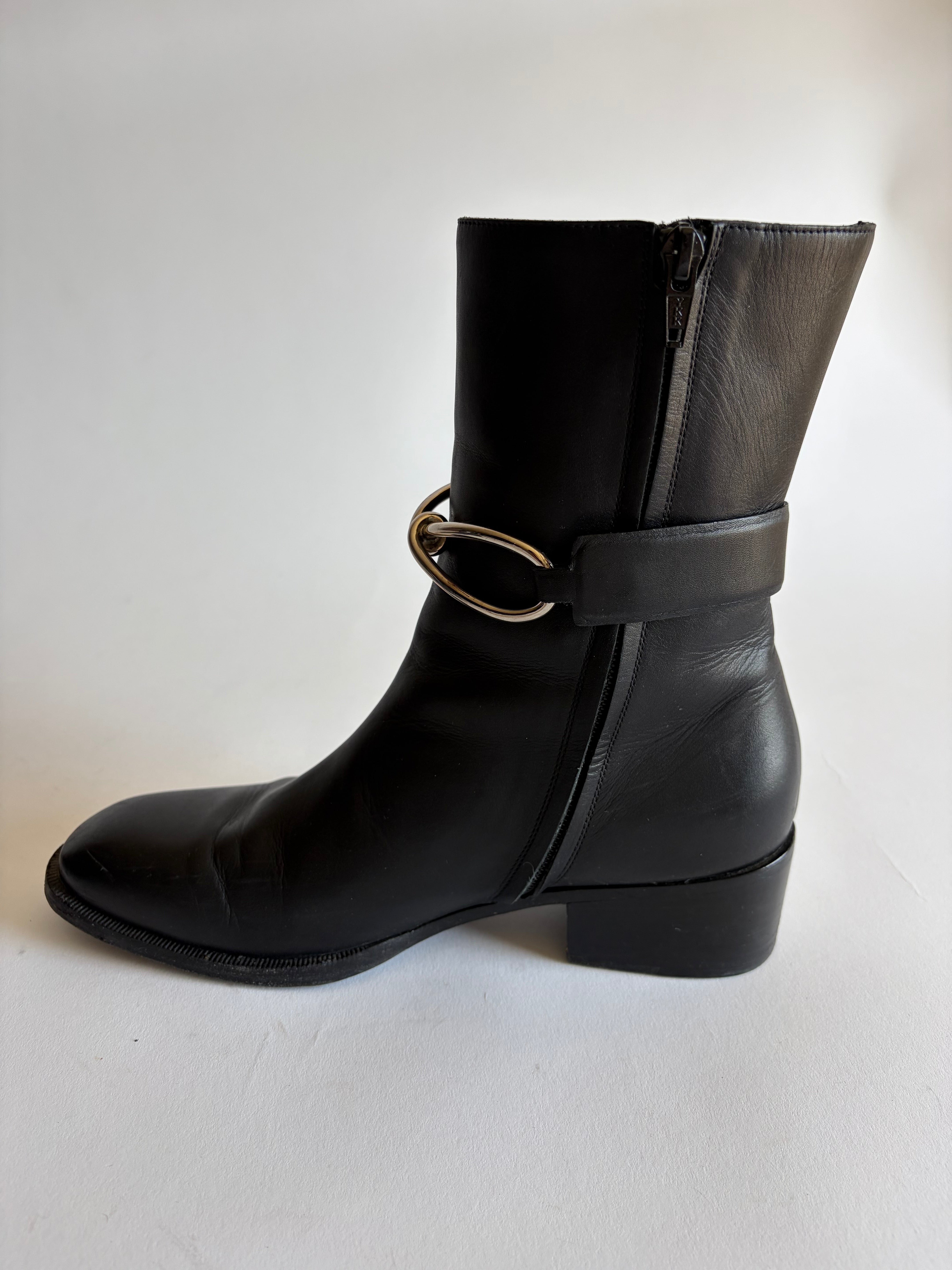 BALENCIAGA LEATHER BIKER MOTO BOOTS – LE PRELOV