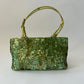 PRADA LIME GREEN SEQUIN TOP HANDLE BAG