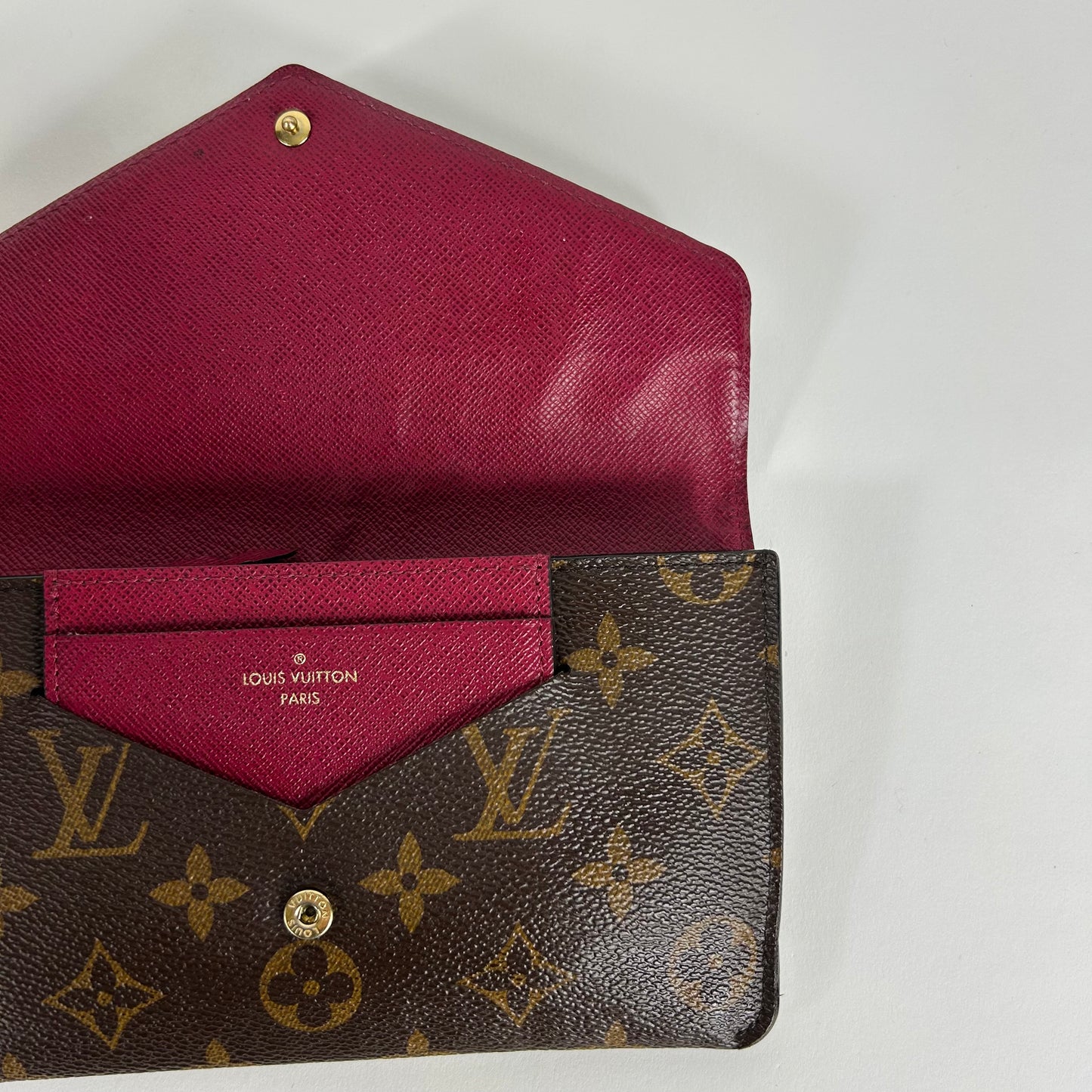 LOUIS VUITTON MONOGRAM JEANNE WALLET FUSCHIA