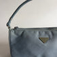 PRADA BABY BLUE NYLON POCHETTE