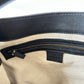 GUCCI BAMBOO FRONT POCKET BLACK LEATHER TOTE BAG