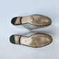 GUCCI PRINCETOWN HORSEBIT-DETAILED GLITTER LEATHER SLIPPERS SIZE 37