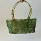 PRADA LIME GREEN SEQUIN TOP HANDLE BAG