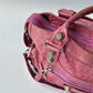 BALENCIAGA VINTAGE MOTOCROSS CITY GIANT 21 BAG LEATHER MEDIUM PINK