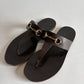 GUCCI HORSEBIT LEATHER SANDALS