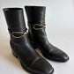 BALENCIAGA LEATHER BIKER MOTO BOOTS