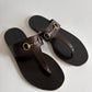 GUCCI HORSEBIT LEATHER SANDALS