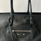 BALENCIAGA LARGE BLACK LEATHER PAPIER A4 TOTE BAG