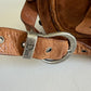 VINTAGE CHRISTIAN DIOR GAUCHO BROWN SADDLE BAG