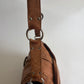 VINTAGE CHRISTIAN DIOR GAUCHO BROWN SADDLE BAG