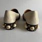 GUCCI PEYTON LEATHER PEARL HEELS MARMONT GG LOAFERS