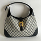 VINTAGE GUCCI MONOGRAM JACKIE BAG
