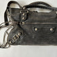 BALENCIAGA BLACK SUEDE MINI MOTO CITY BAG - FIRST EDITION