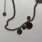 CHANEL 2003 ARCHIVE SILVER COINS NECKLACE BELT