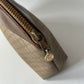 VINTAGE CELINE MACADAM PVC LEATHER POUCH