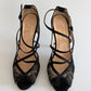 CHRISTIAN LOUBOUTIN VANITARITA LACE PEEP TOE HEEL