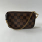 LOUIS VUITTON DAMIER EBENE MINI POCHETTE ACCESSOIRES