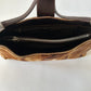 FENDI PONY HAIR BAGUETTE FLAP BAG