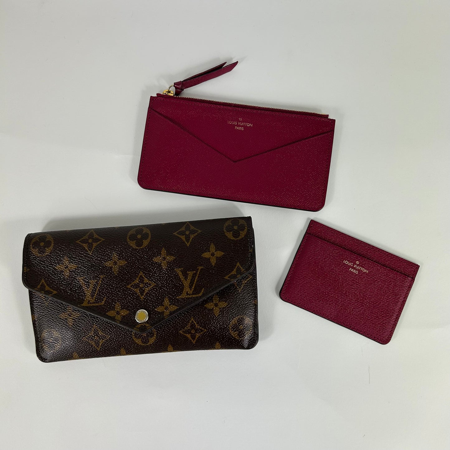 LOUIS VUITTON MONOGRAM JEANNE WALLET FUSCHIA