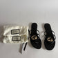 GUCCI INTERLOCKING G LOGO LEATHER SLIDES