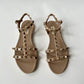 VALENTINO GARAVNI ROCKSTUD JELLY SANDALS POWDER SIZE 40