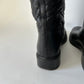 GUCCI MARMONT EQUESTRIAN BLACK TALL BOOTS SIZE 37.5