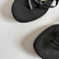 GUCCI INTERLOCKING G LOGO LEATHER SLIDES
