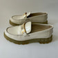 CHRISTIAN DIOR WHITE LEATHER LOAFERS