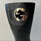 GUCCI BY TOM FORD GG INTERLOCKING BLACK LEATHER BOOTS