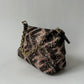 FENDI MAMA FOREVER BAG SEQUINED ZUCCA WOOL BLACK PINK