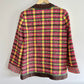 GUCCI CHECKED BUTTON DOWN TWEED BLAZER SIZE 42