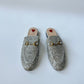 GUCCI PRINCETOWN HORSEBIT-DETAILED GLITTER LEATHER SLIPPERS SIZE 37